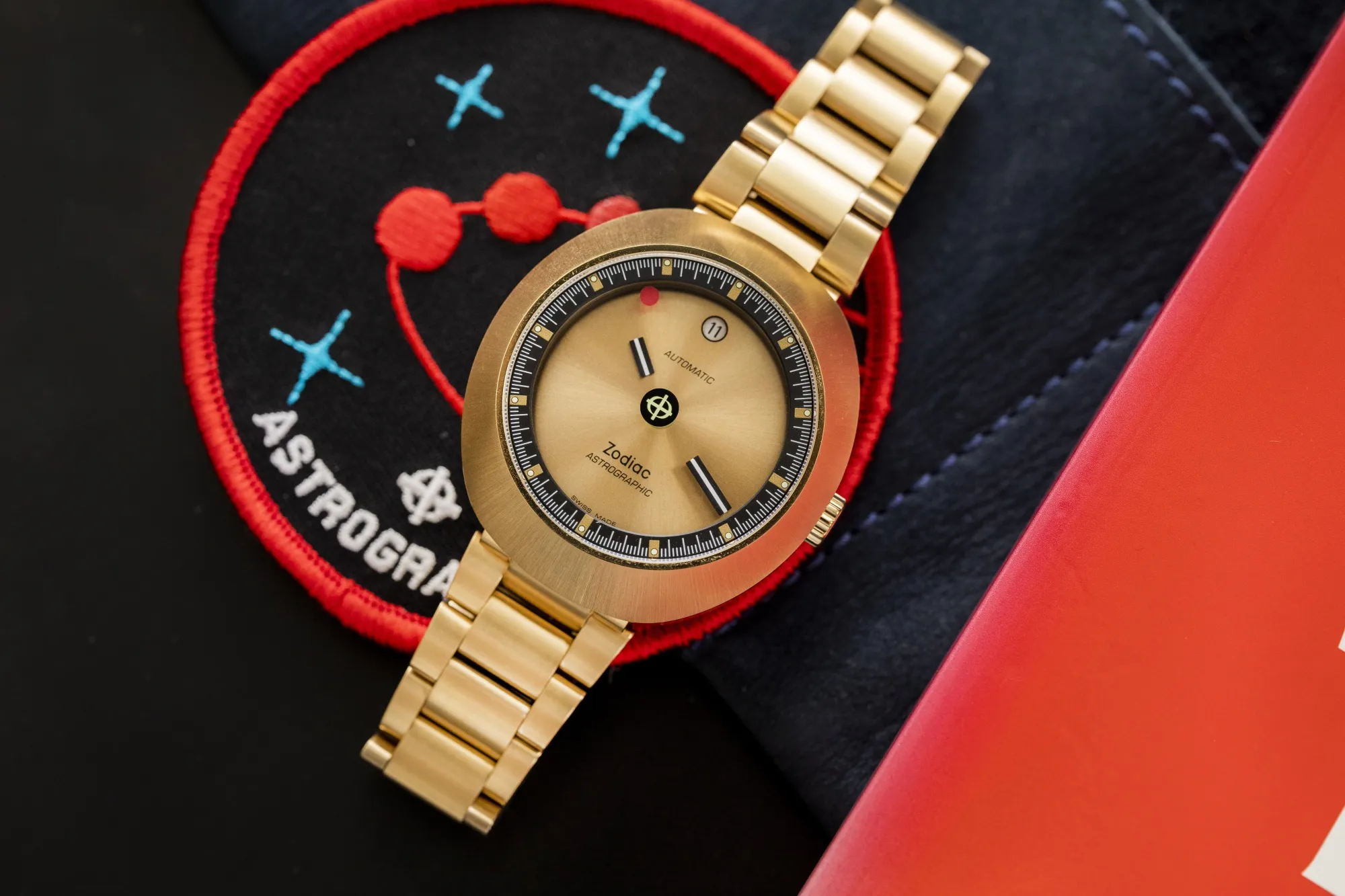 Zodiac Astrographic Anniversary Watch Shows Mars on Mystery Dial