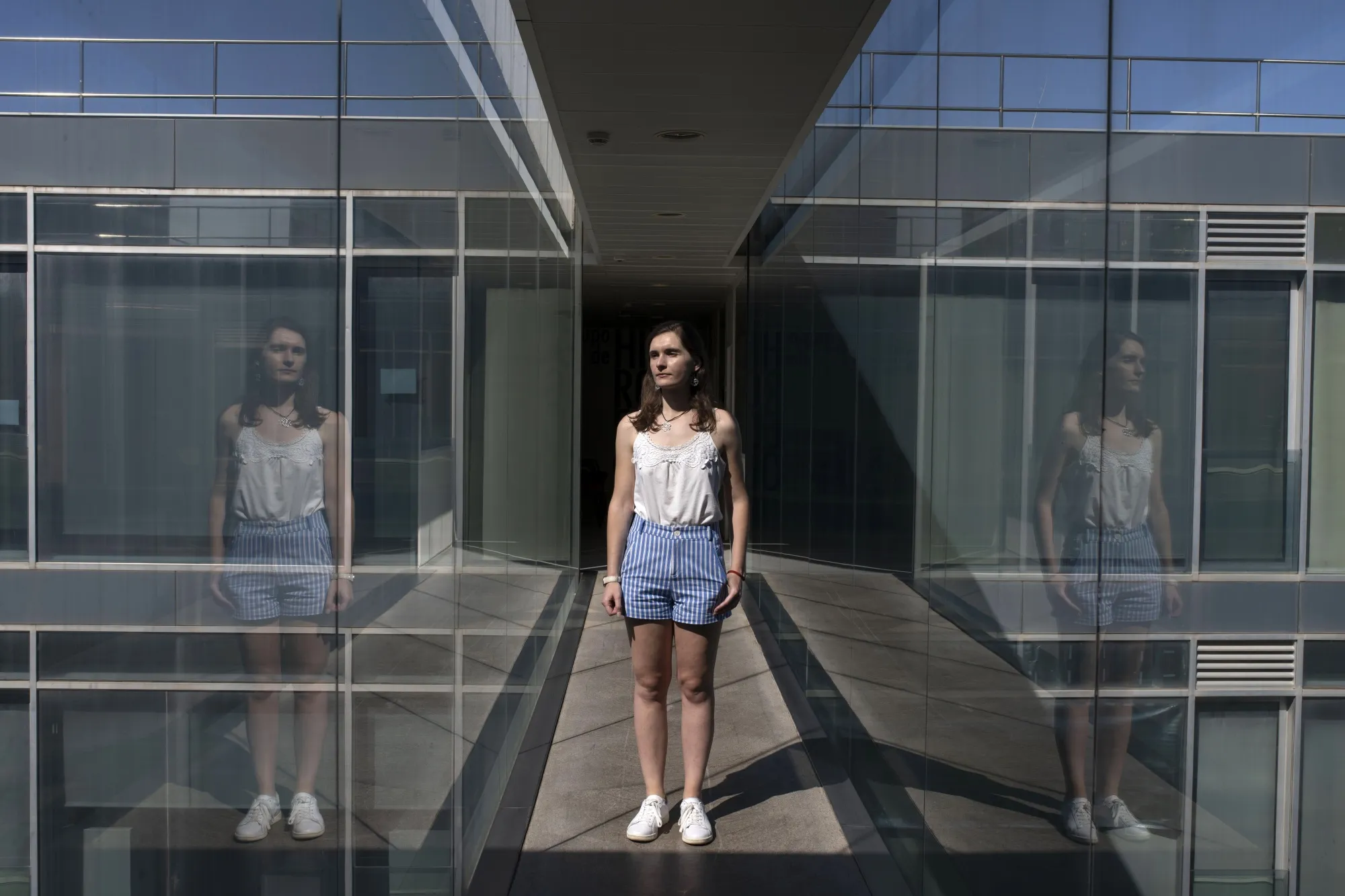 Ph.D. student Itziar Irakulis Loitxate at the Polytechnic University of Valencia&nbsp;in&nbsp;Spain, on Sept. 22.