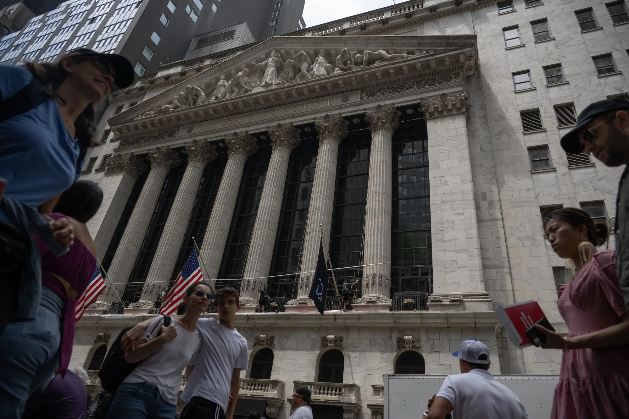The New York Stock Exchange.