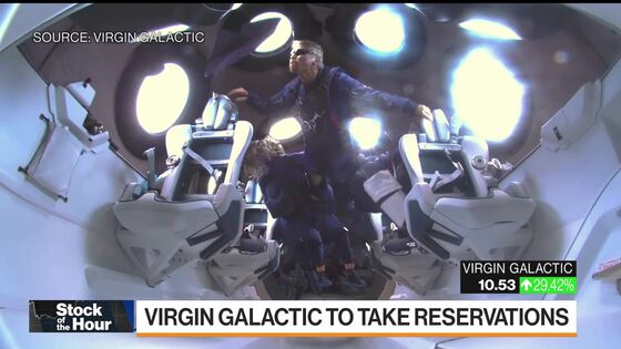 Virgin Galactic Shares Jump After Opening Spaceflight Ticket Sales