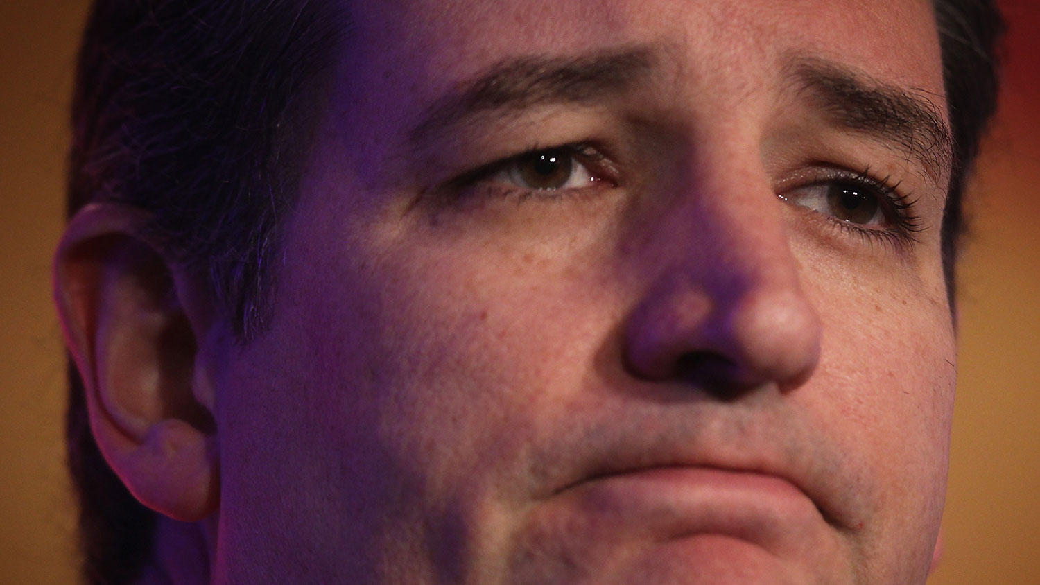 U.S. Sen. Ted Cruz (R-TX) pauses as he speaks during the 2015 Alfred K. Whitehead Legislative Conference and Presidential Forum March 10, 2015 in Washington, DC.
