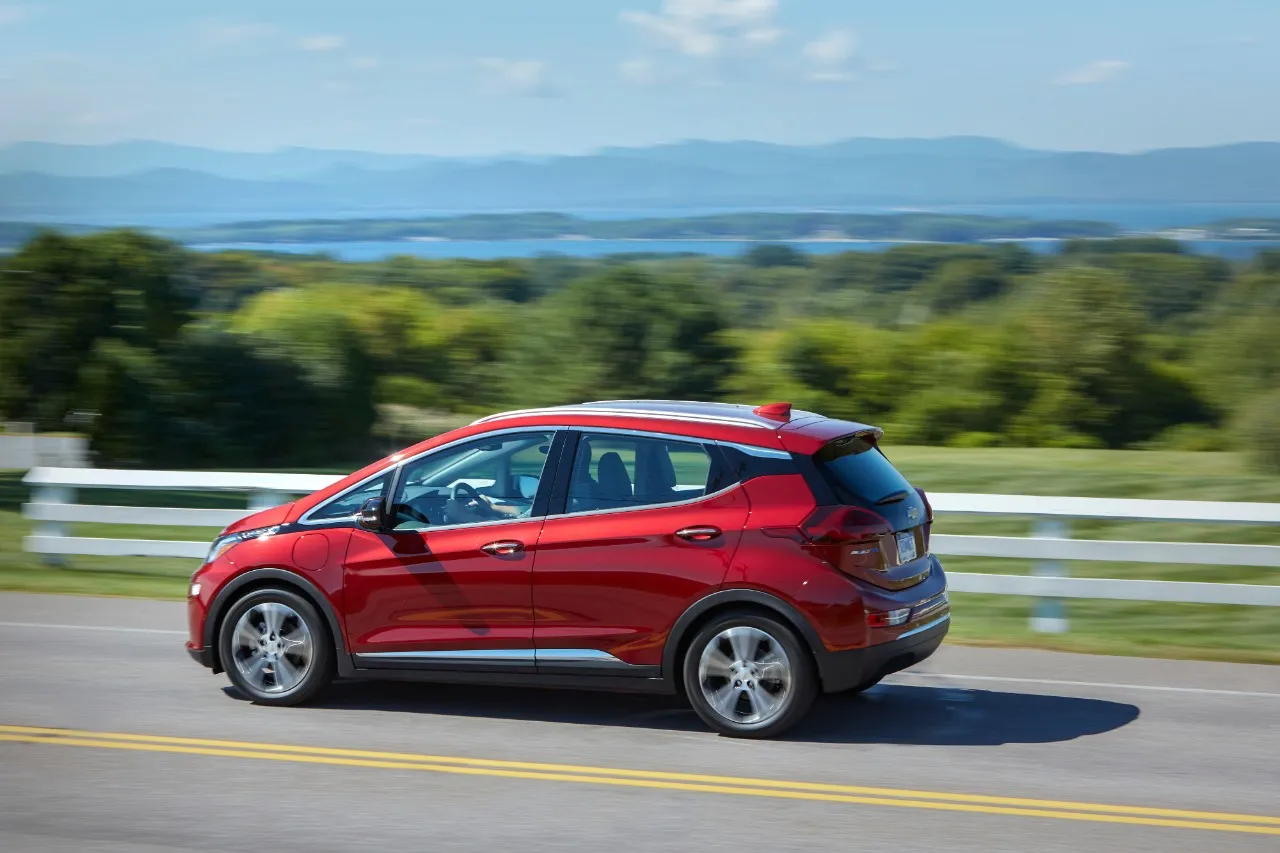 A 2020 Chevy Bolt.&nbsp;