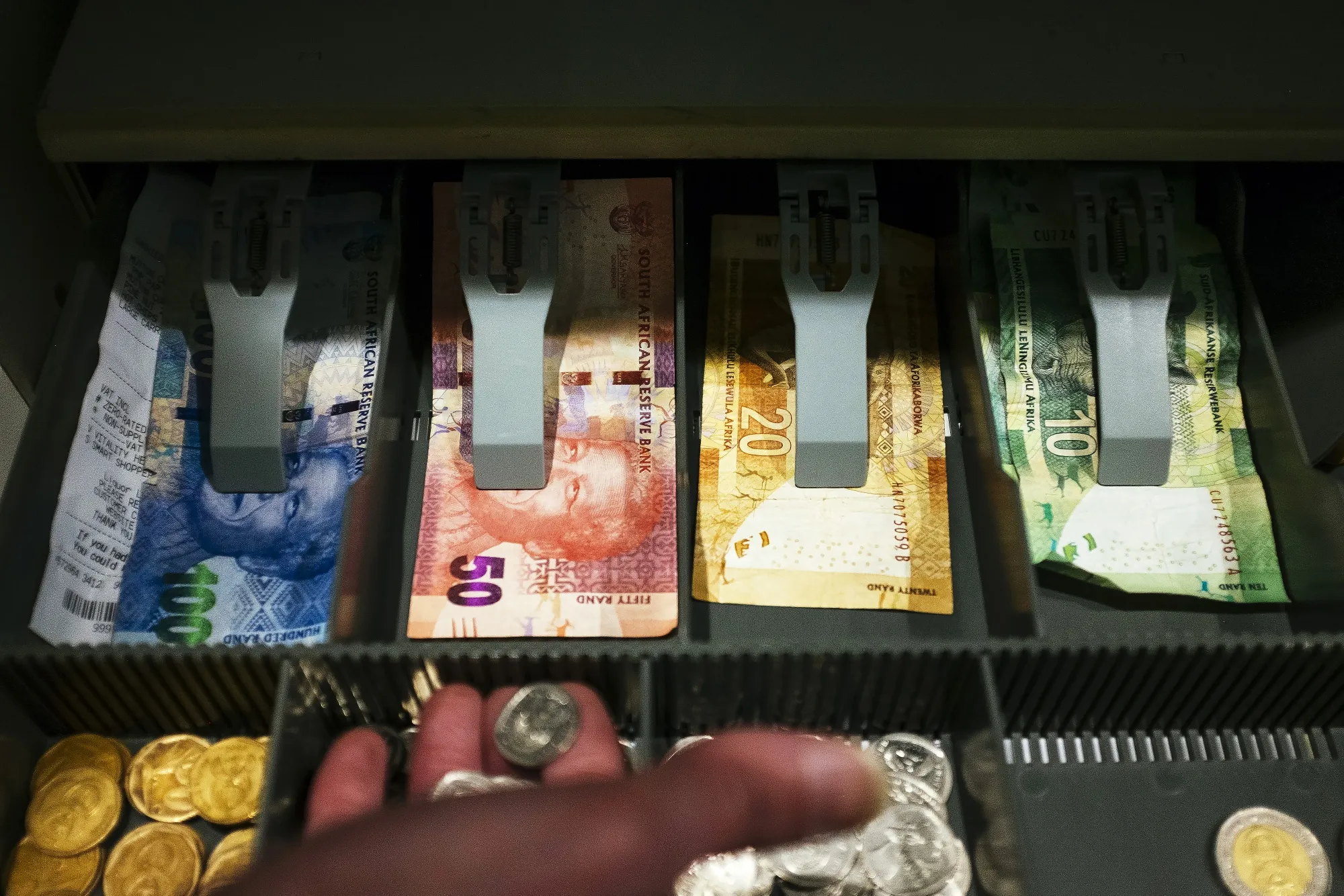 South African rand banknotes