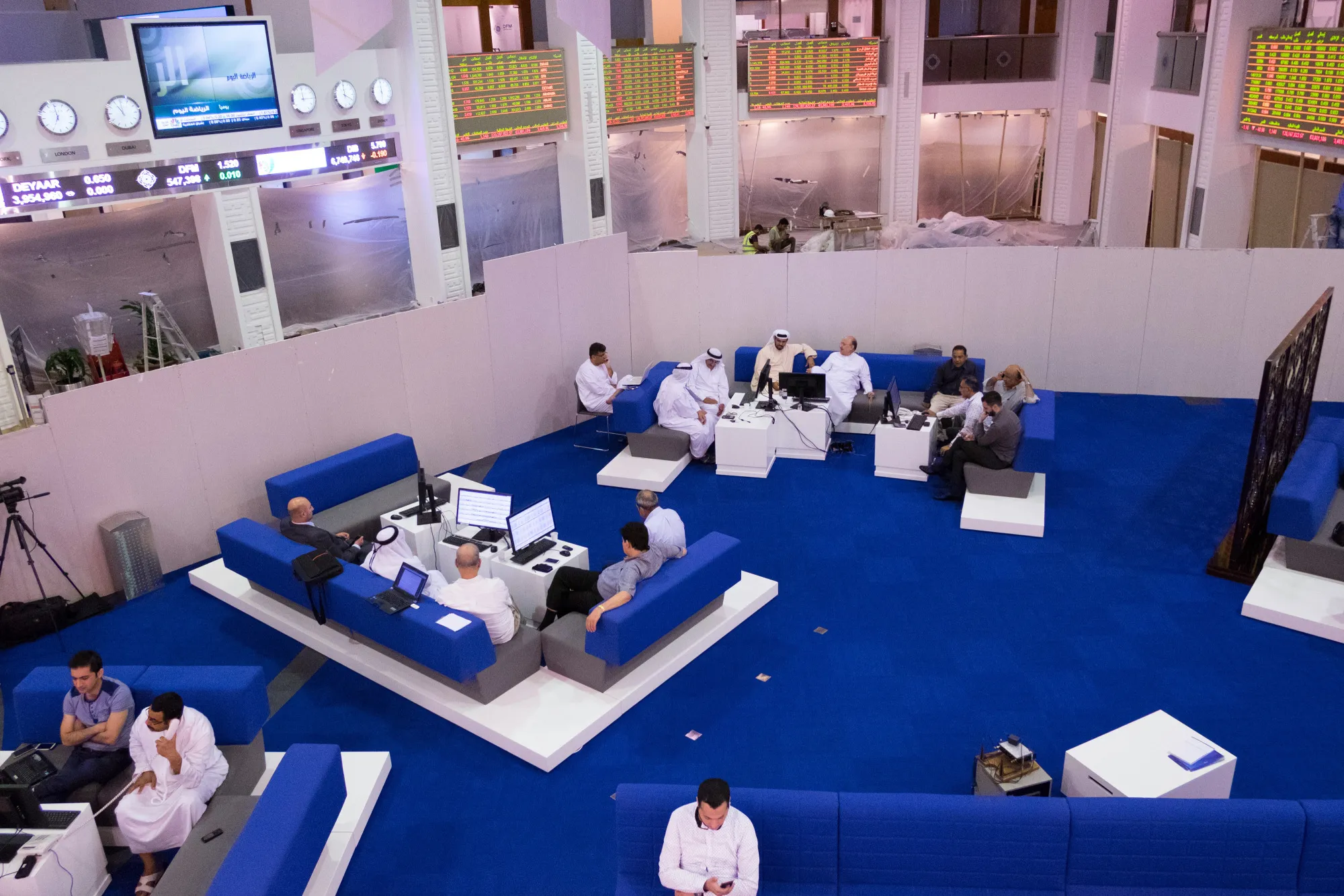 The&nbsp;Dubai Financial Market (DFM) in Dubai, United Arab Emirates.