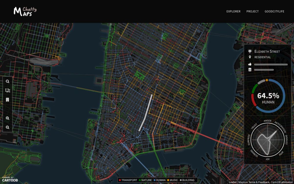 Chatty Maps Reveal The Sounds Of Different Cities Bloomberg