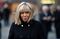 Brigitte Trogneux, the wife of Former French Economy Minister Emmanuel Macron, leaves the Saint-Sulpice church after attending a service for the funeral of French businessman Henry Hermand, on November 10, 2016 in Paris. / AFP / MARTIN BUREAU (Photo credit should read MARTIN BUREAU/AFP/Getty Images)