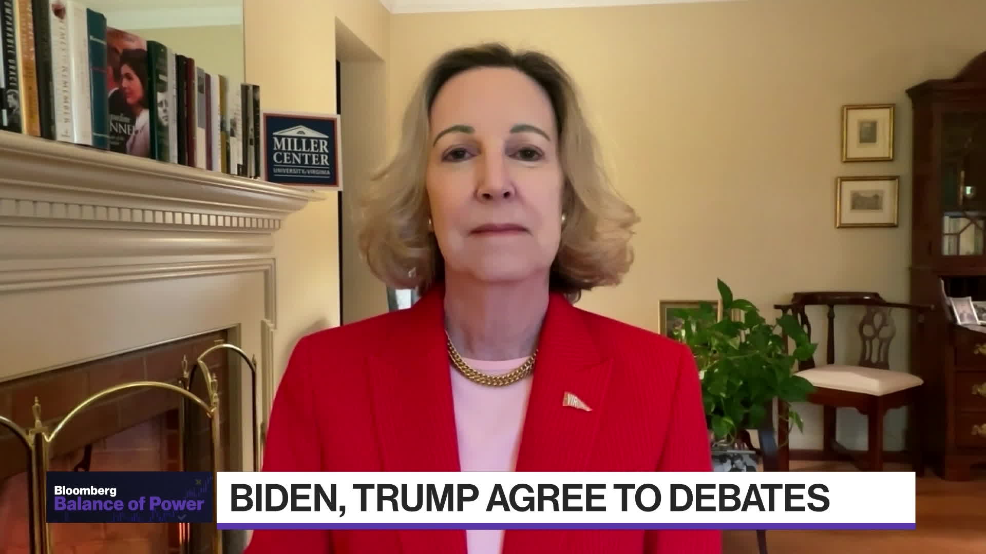 Watch Barbara Perry on Biden, Trump Debate Announcement - Bloomberg