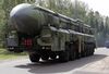 Vehicles carrying 'Topol-M' strategic missiles