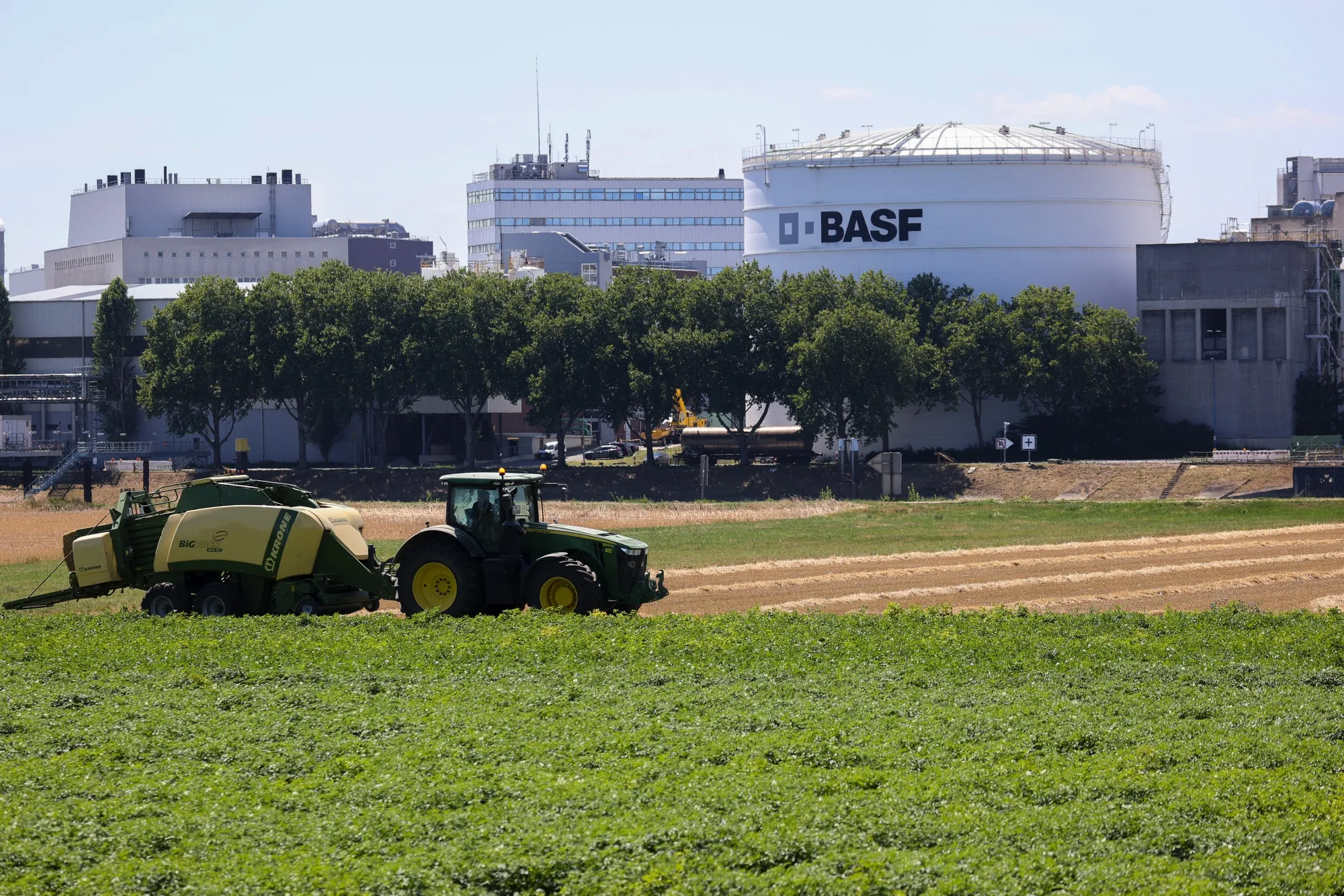 The BASF SE chemical plant in Ludwigshafen, Germany.
