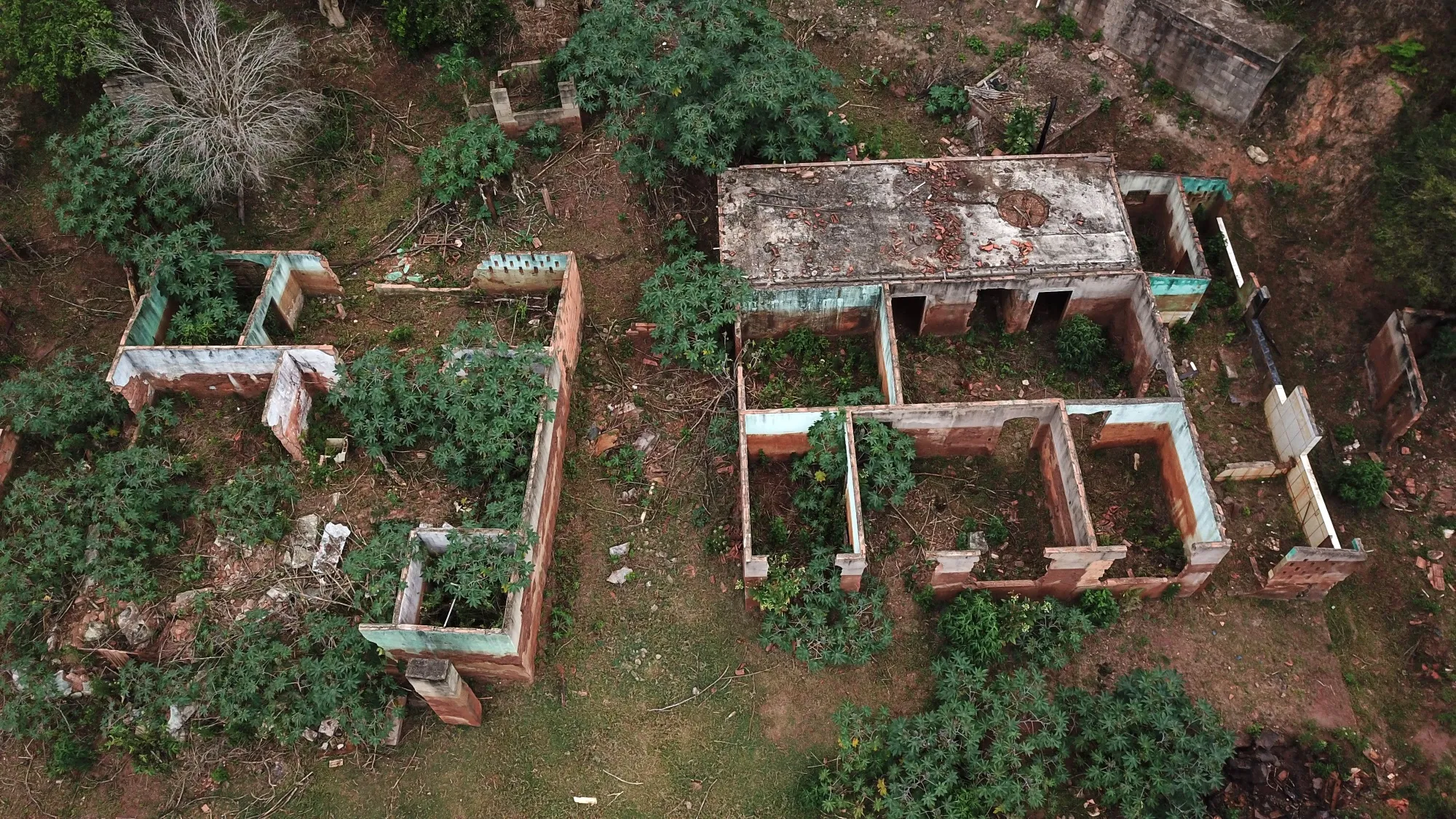 Property destroyed by flooding following the collapse of the Fundao dam in&nbsp;Brazil, in 2015.