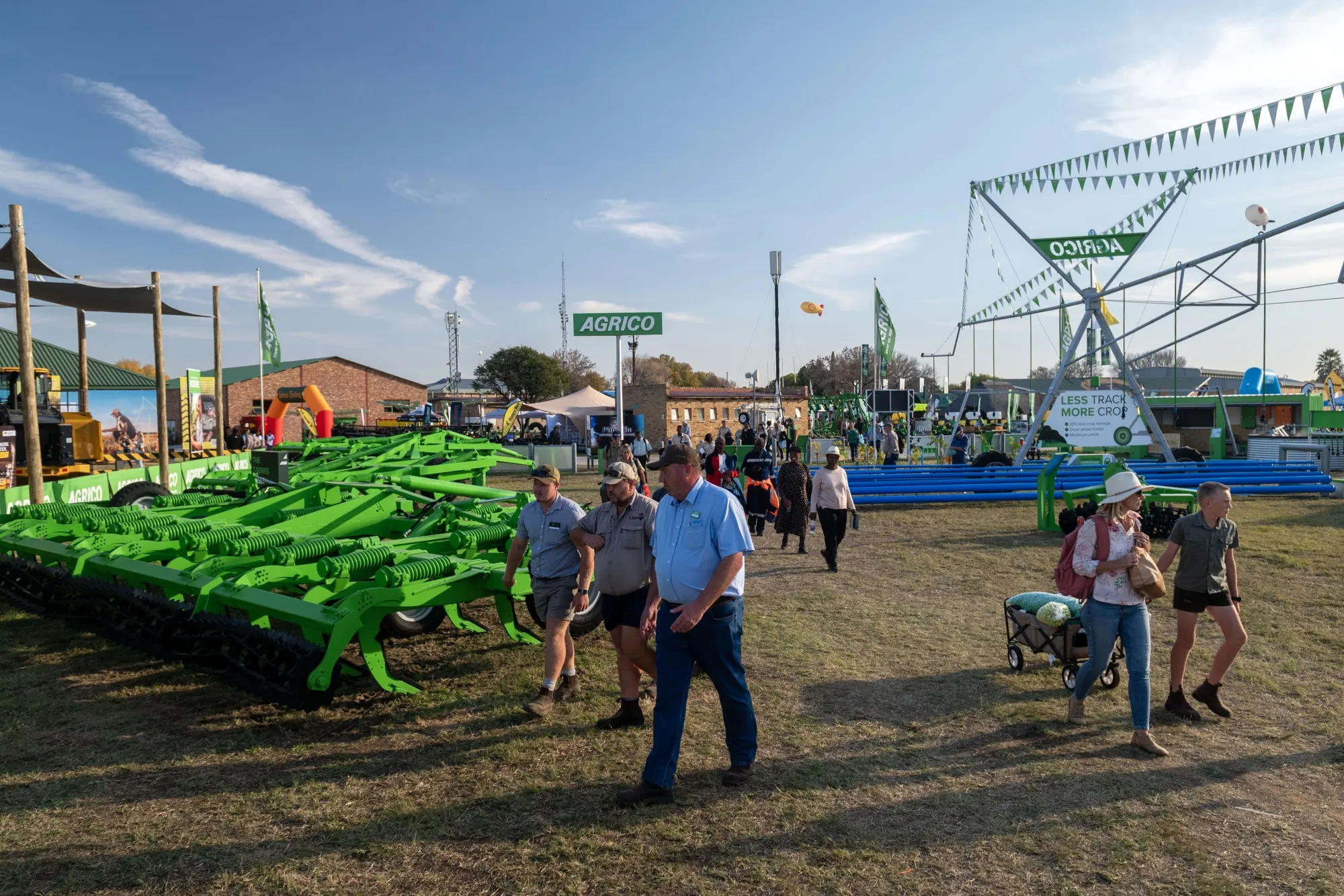 The annual Nampo Harvest Day agricultural show near&nbsp;Bothaville,&nbsp;South Africa, on May 14.