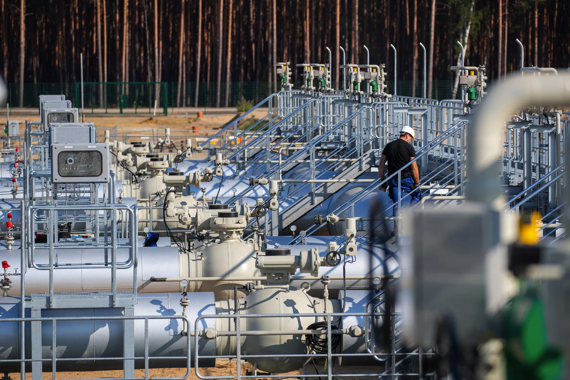 Construction of Nord Stream's EUGAL Pipeline Compressor Site