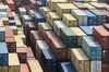 Shipping containers at the Yangshan Deep Water Port in Shanghai, China.