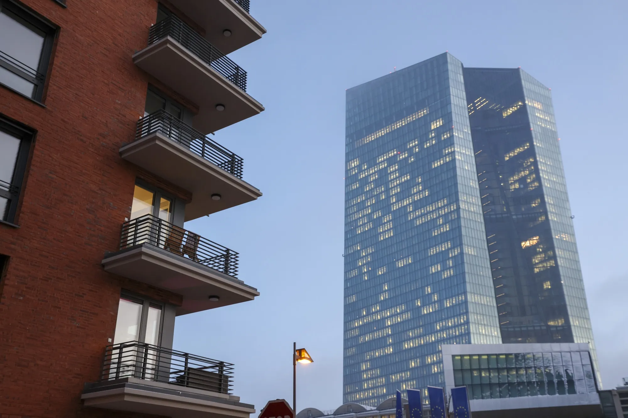 The European Central Bank&nbsp;headquarters in Frankfurt.