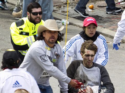 Bauman Says He Was Bent on Finding Boston Bombers Who Maimed Him