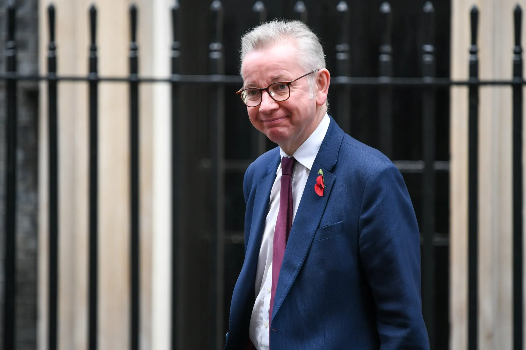 Michael Gove, UK levelling up secretary, outside 10 Downing Street.
