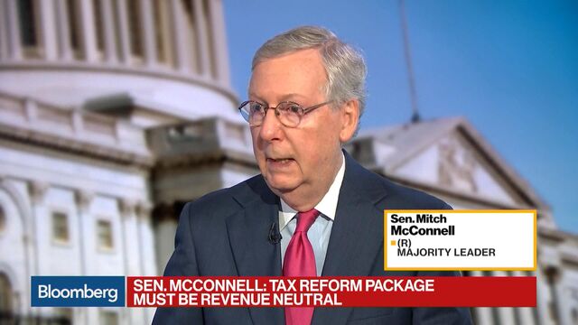 McConnell Seeks Revenue Neutral Tax Reform This Congress