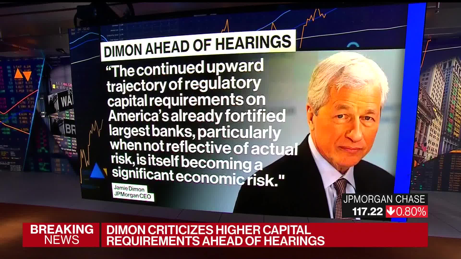 Blasts　Requirements　Dimon　DC　Higher　Jamie　as　Washington,　to　Capital　Head　CEOs　Bloomberg