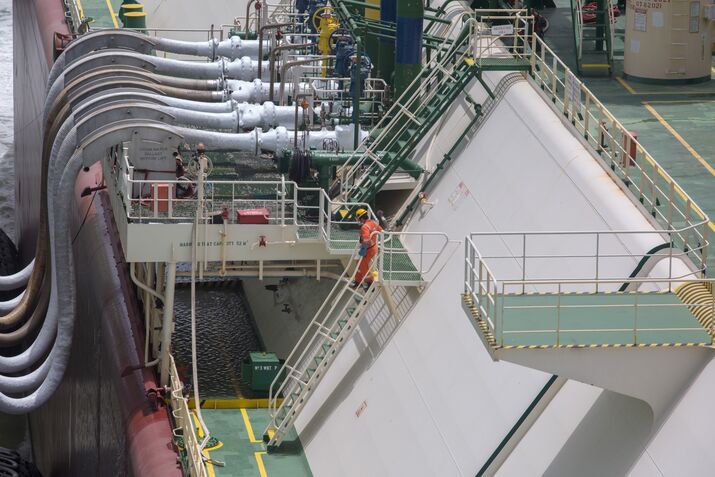 Inside a LNG Terminal in Karachi