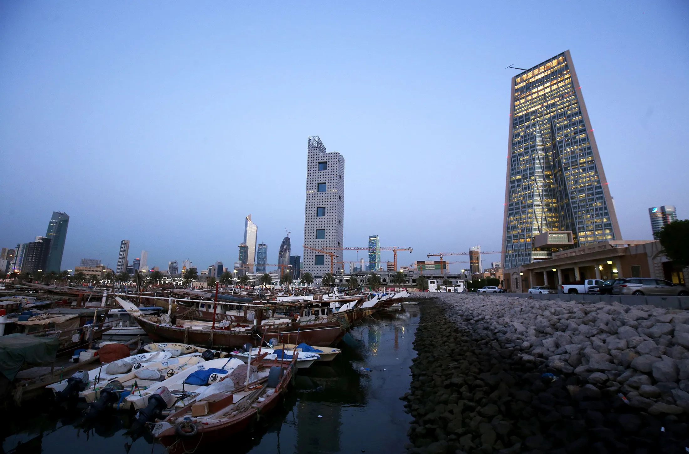 The&nbsp;Central Bank of Kuwait in Kuwait City.