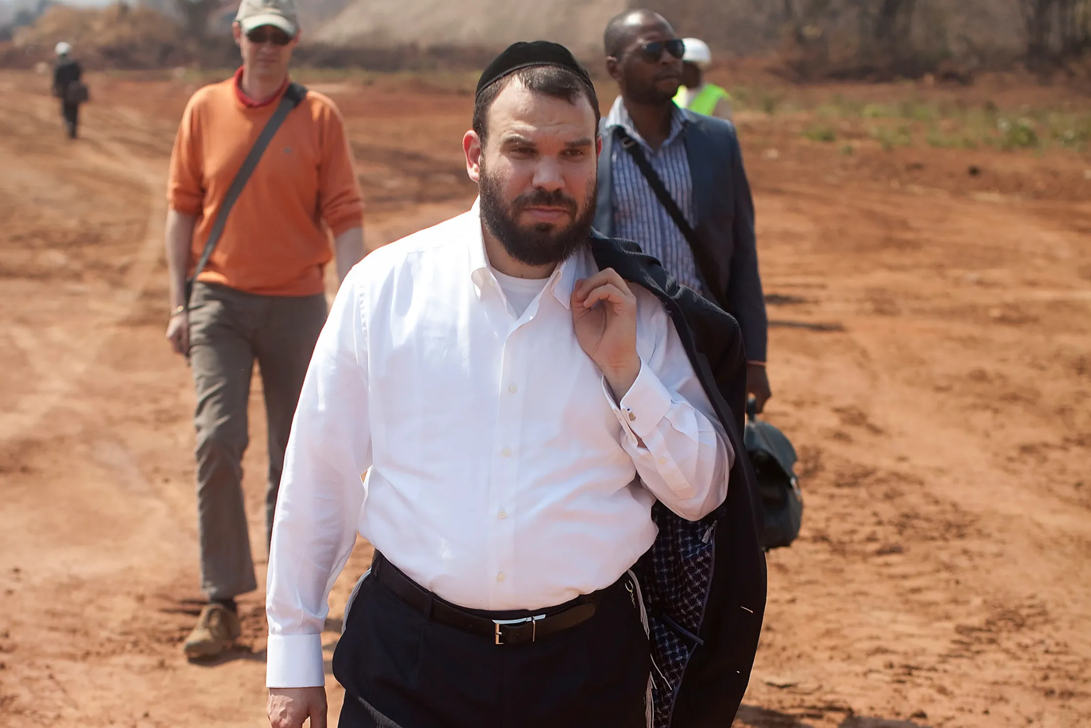 Dan Gertler in the Democratic Republic of Congo in August 2012.
