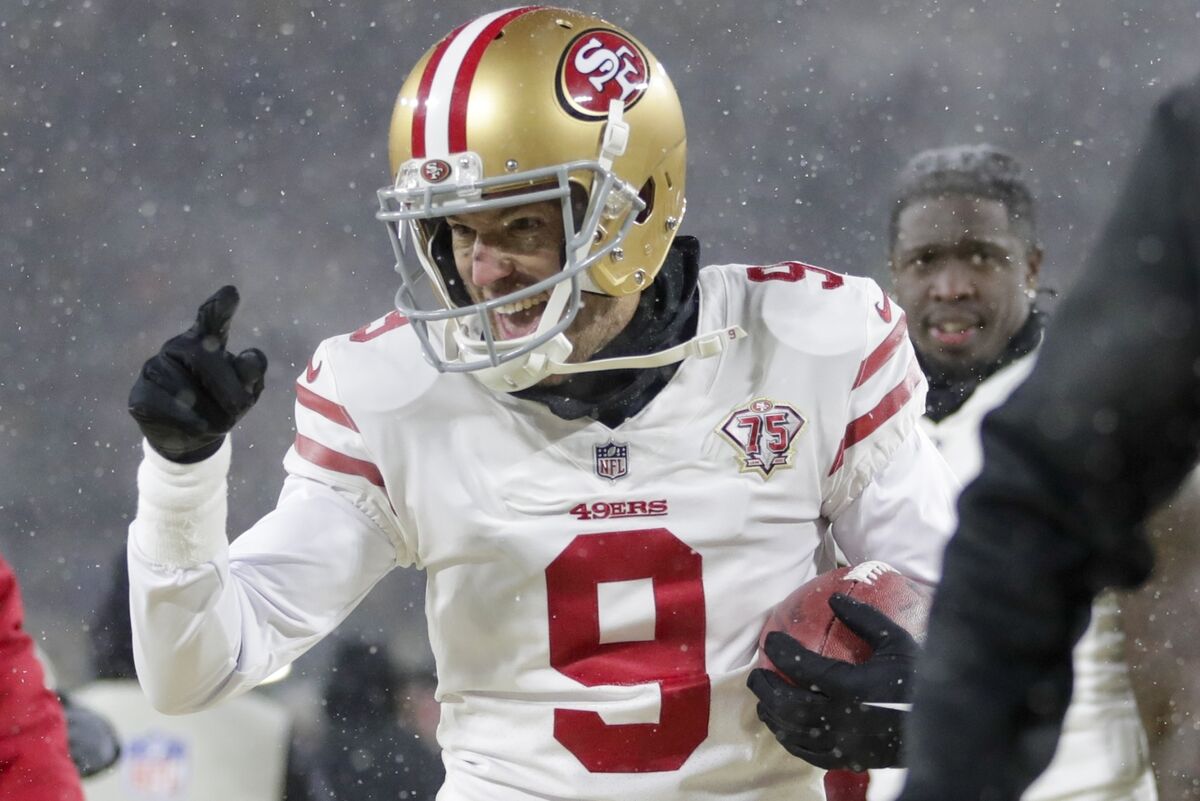 Kicker Robbie Gould Shining in 'Goulden' Years With 49ers - Bloomberg