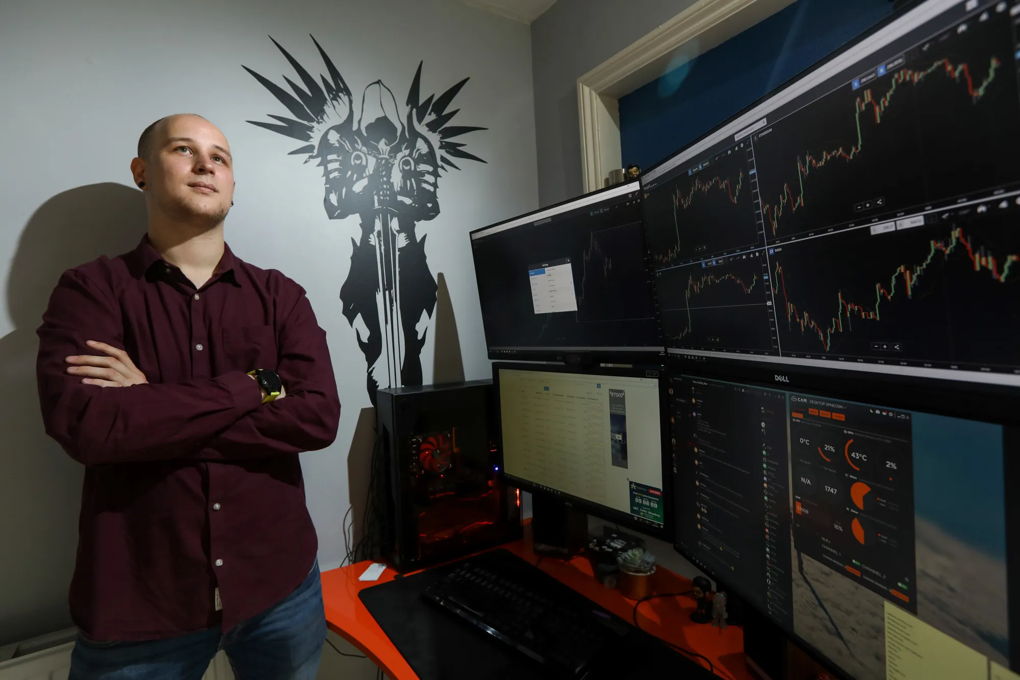 仮想通貨投資で295％のリターン－危険なデリバティブでレバレッジ - Bloomberg