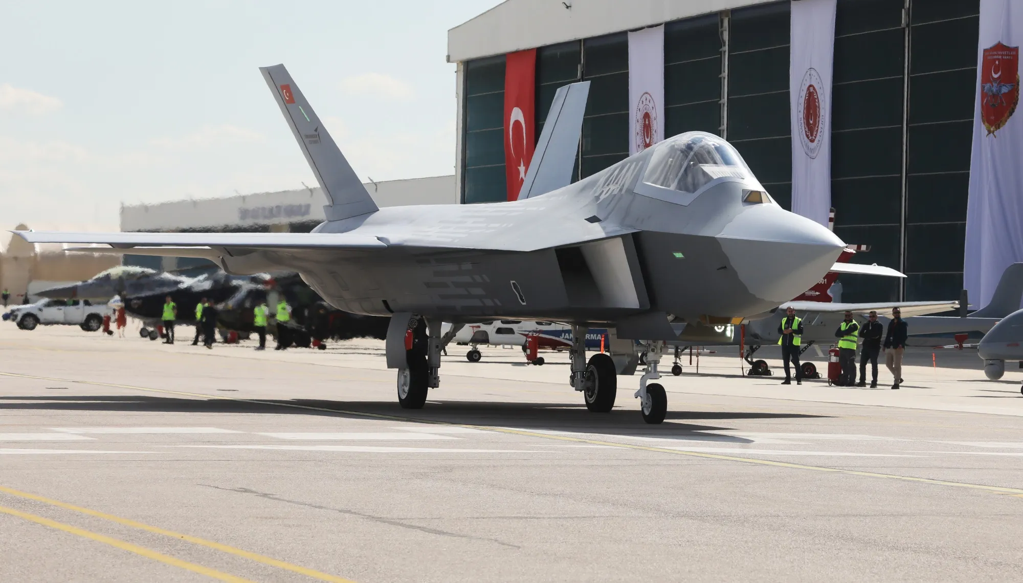 Turkey’s TAI Kaan&nbsp;aircraft.