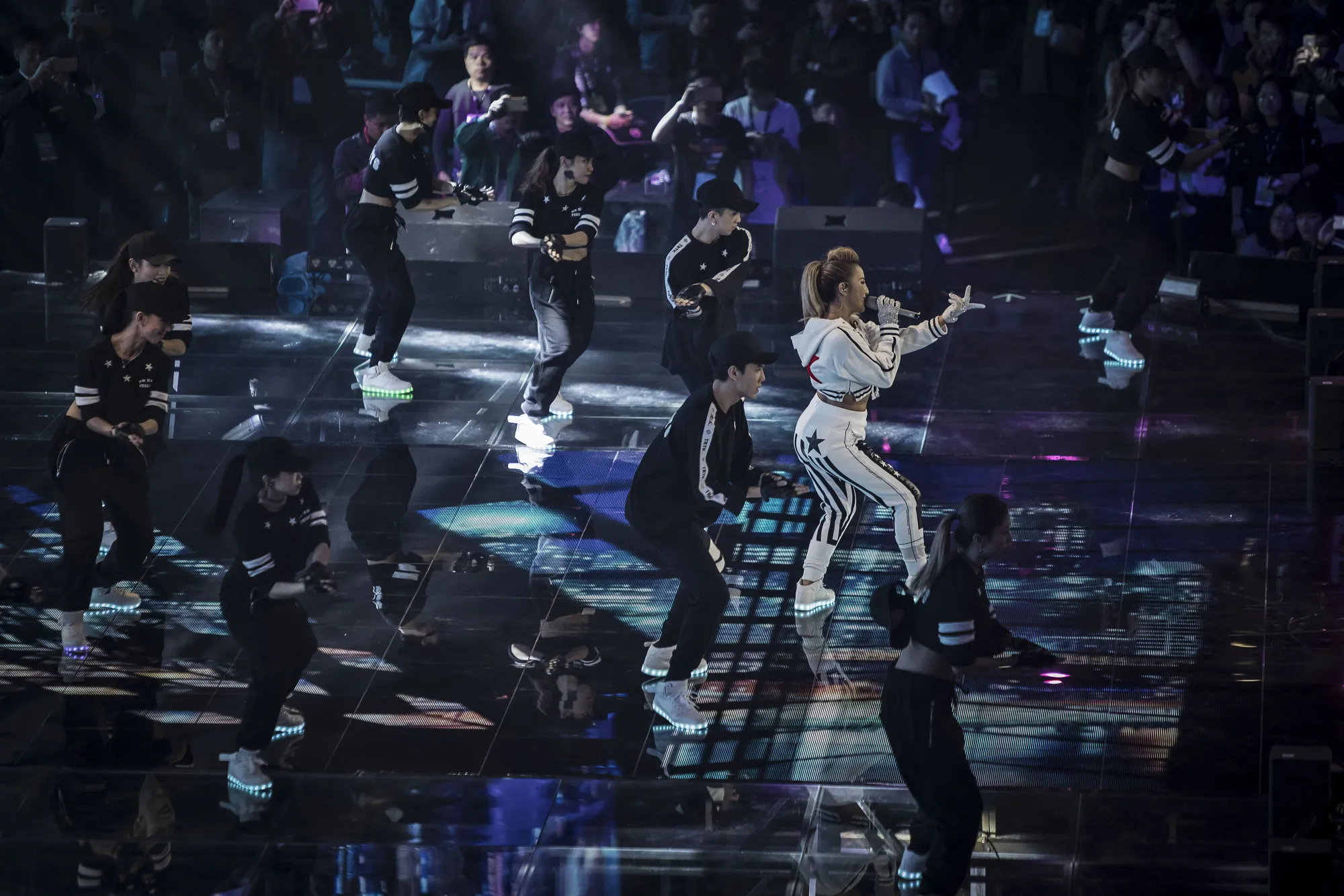 Singer Coco Lee performs in Shenzhen, China, in 2016.