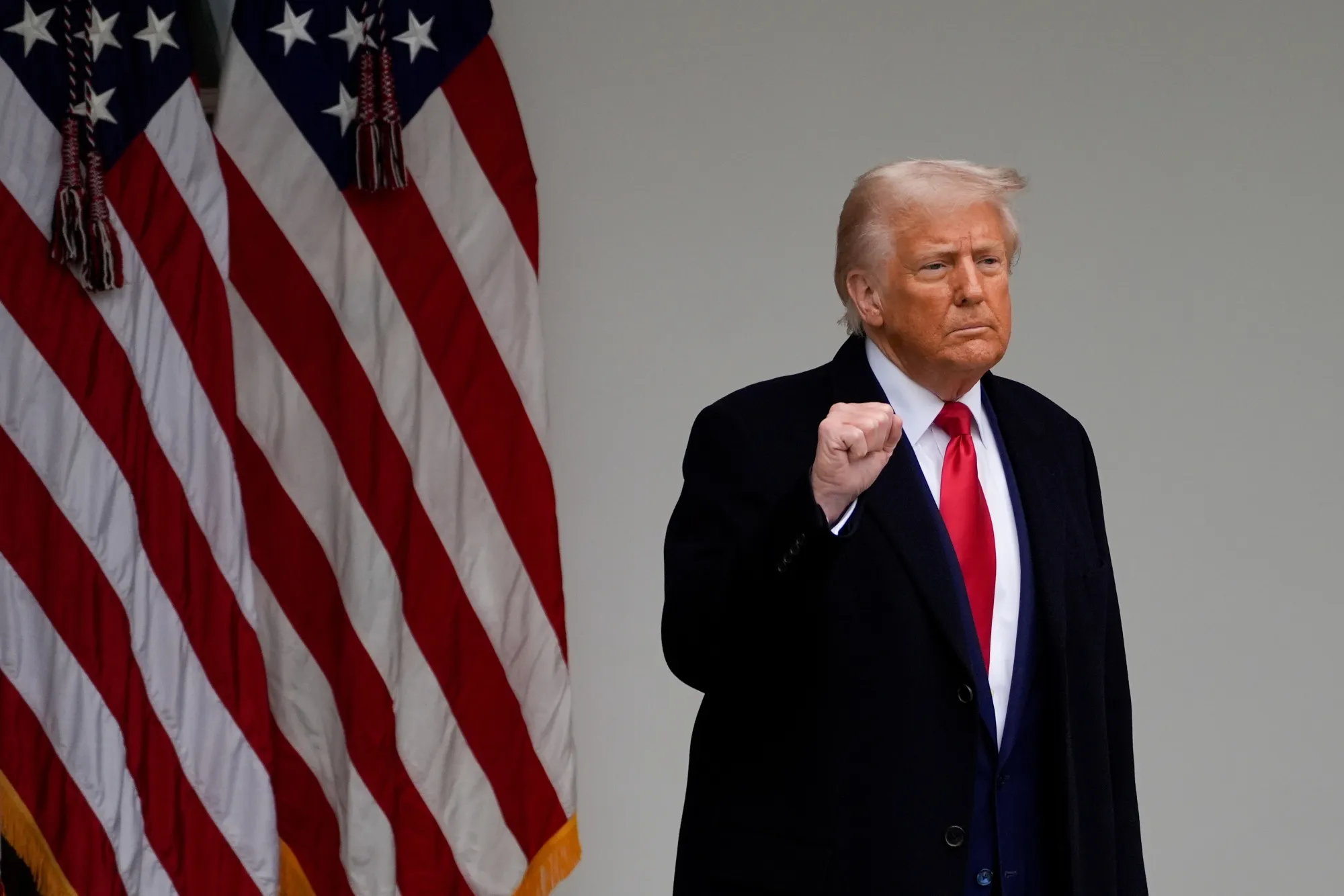 President Trump Announces New Tariffs In Rose Garden Speech