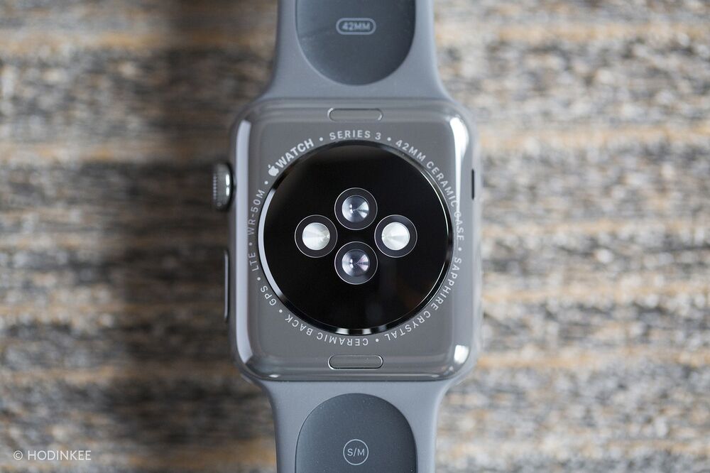 gray ceramic apple watch