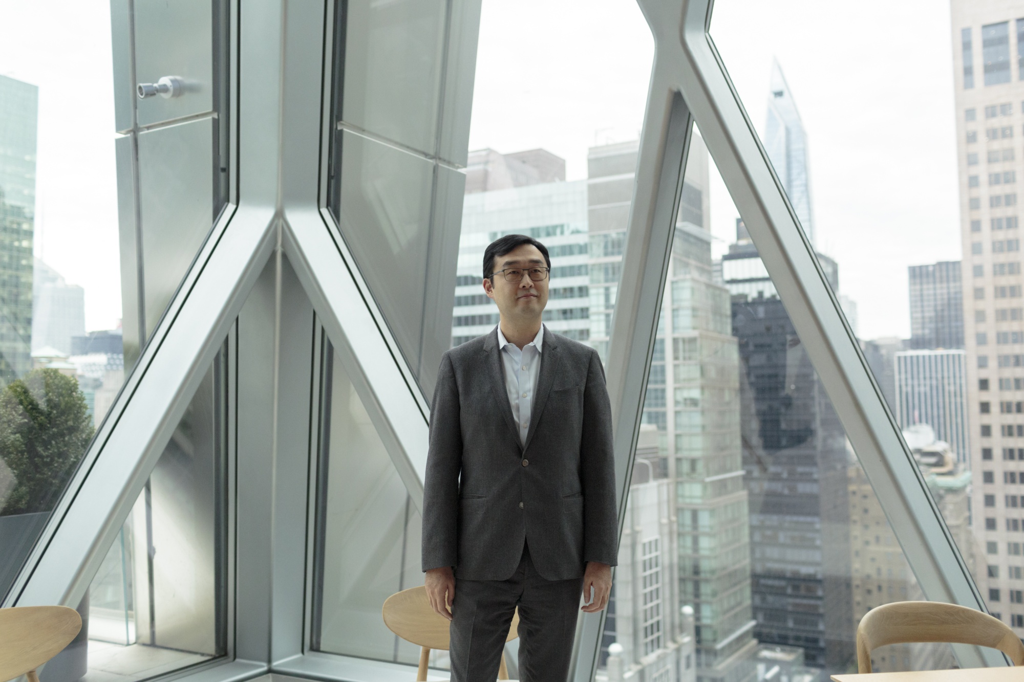 Peng Zhao at the Citadel office in New York.