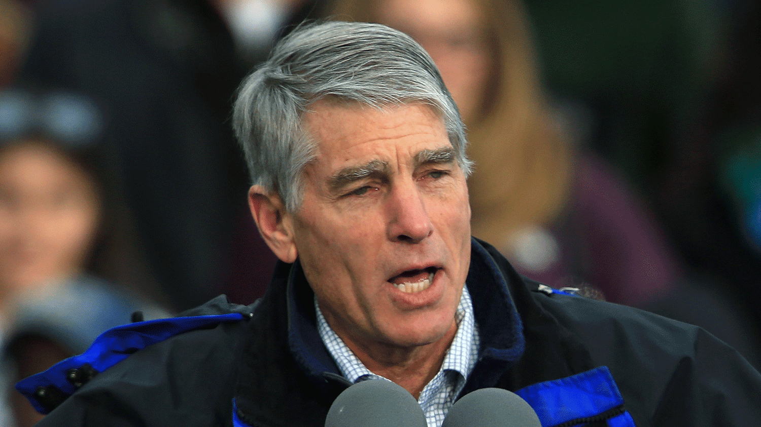 Sen. Mark Udall (D-CO) speaks at a campaign rally for U.S. President Barack Obama at Sloan's Lake Park on October 4, 2012 in Denver, Colorado. Obama spoke the morning after the first Presidential debate at the University of Denver.
