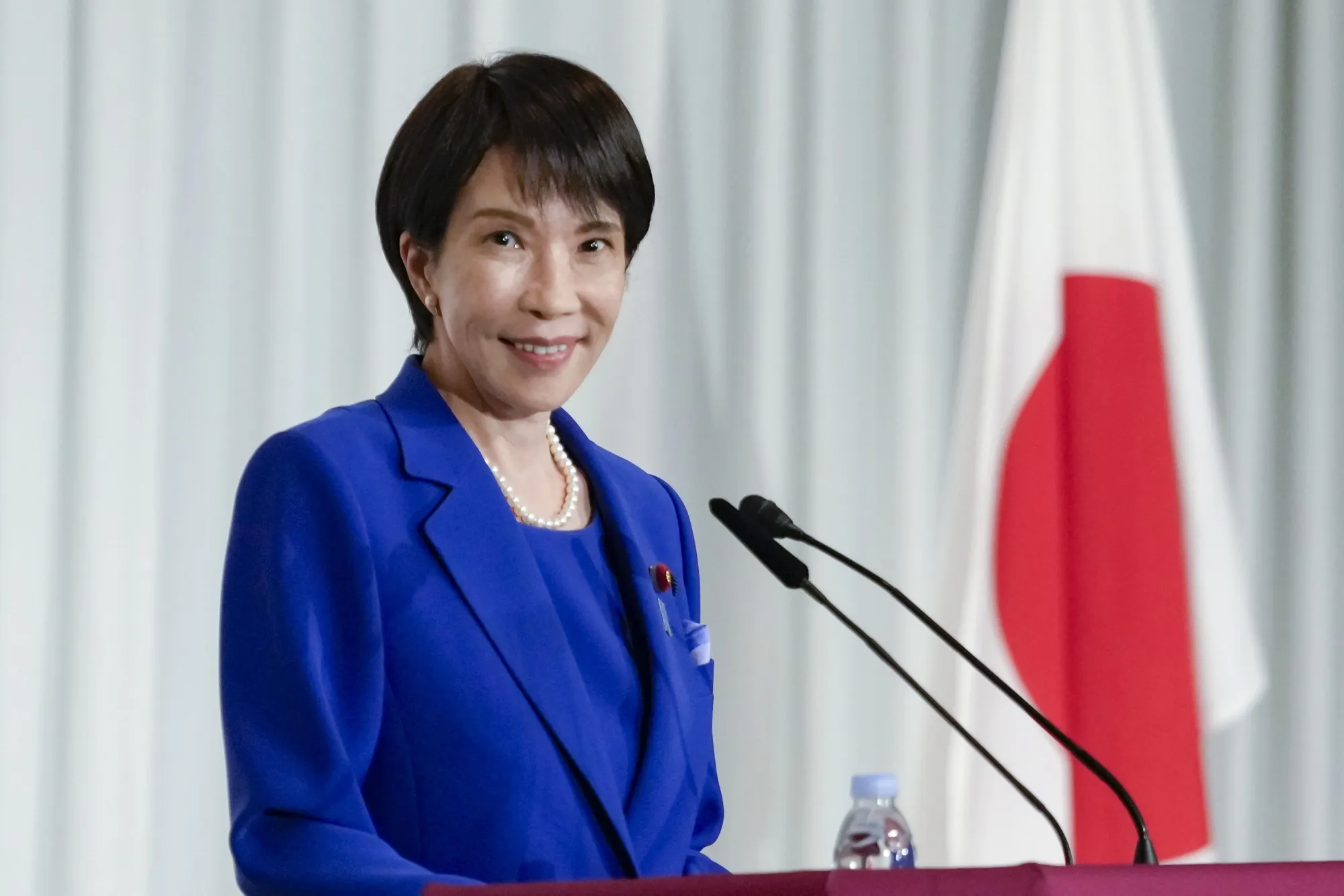Sanae Takaichi, newly-elected leader of the Liberal Democratic Party (LDP).
