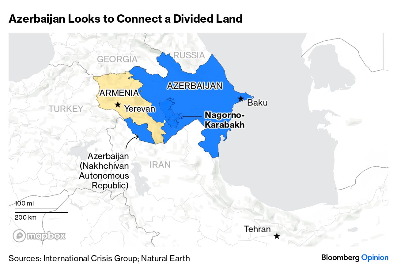 Armenia-Azerbaijan Conflict Is Russia's Problem to Solve - Bloomberg