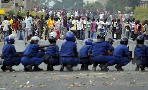 Unrest in Burundi