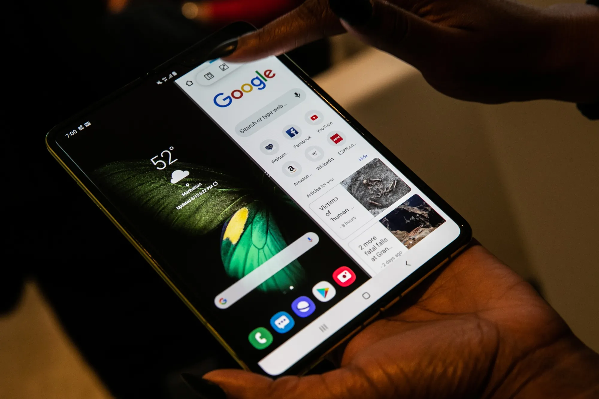 Inside The Samsung Electronics Co. Galaxy Fold Unveiling Event