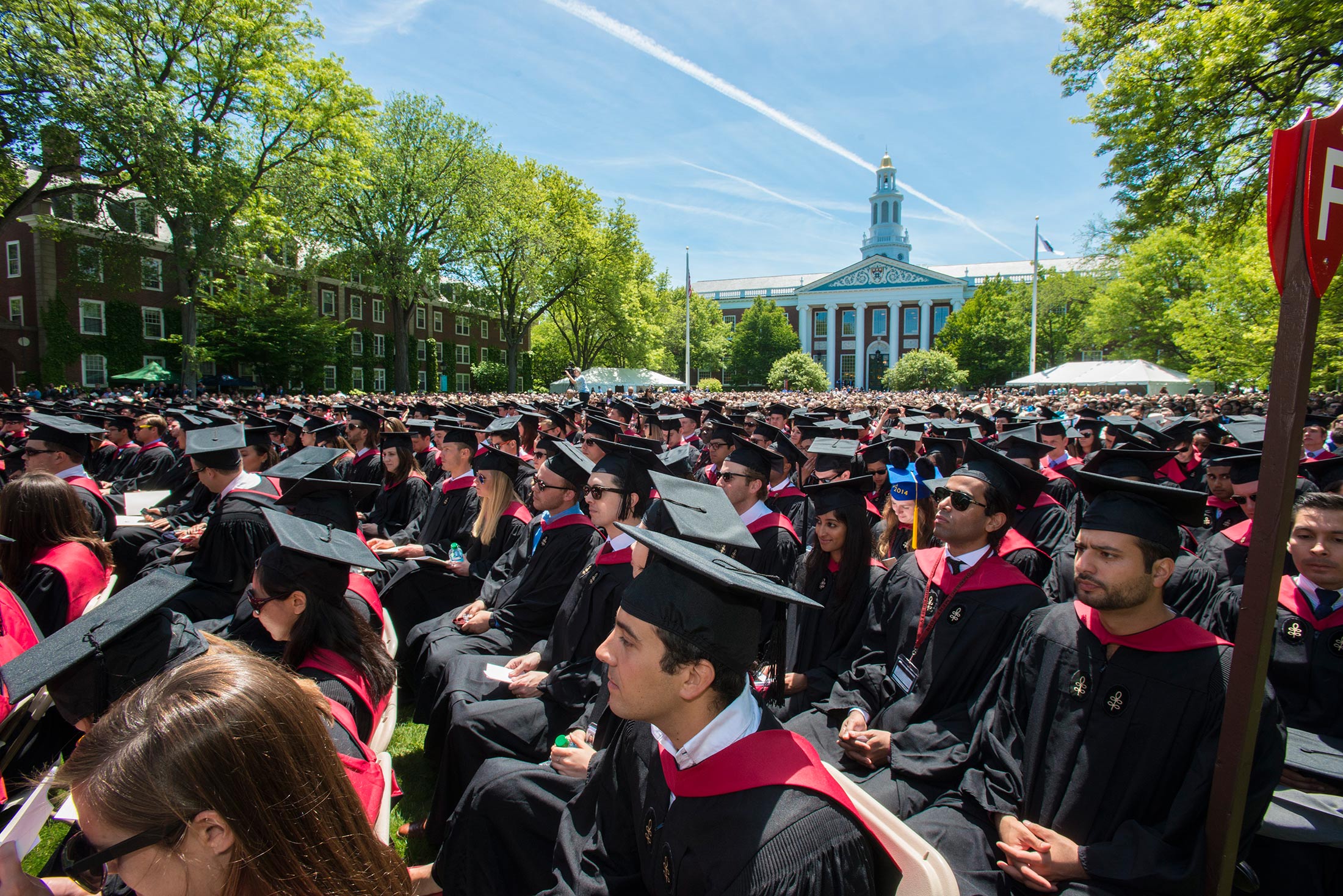 Commencement ceremonies at the Harvard Business School campus in Boston on May 29, 2014.
