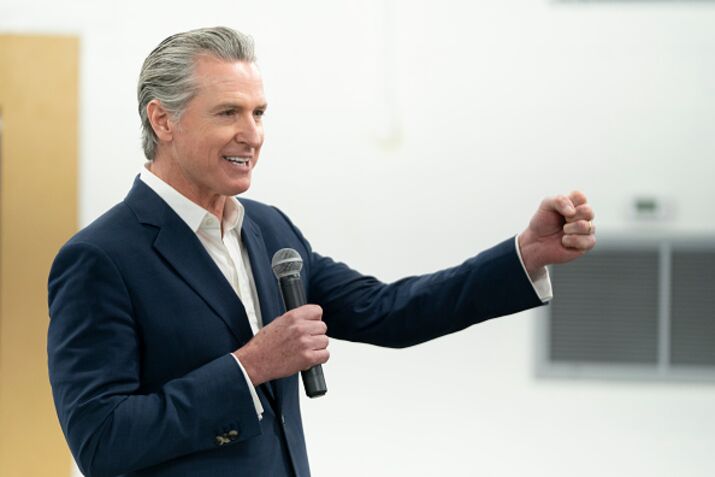 California Gov. Gavin Newsom Holds Events in South Carolina with state Democratic Party
