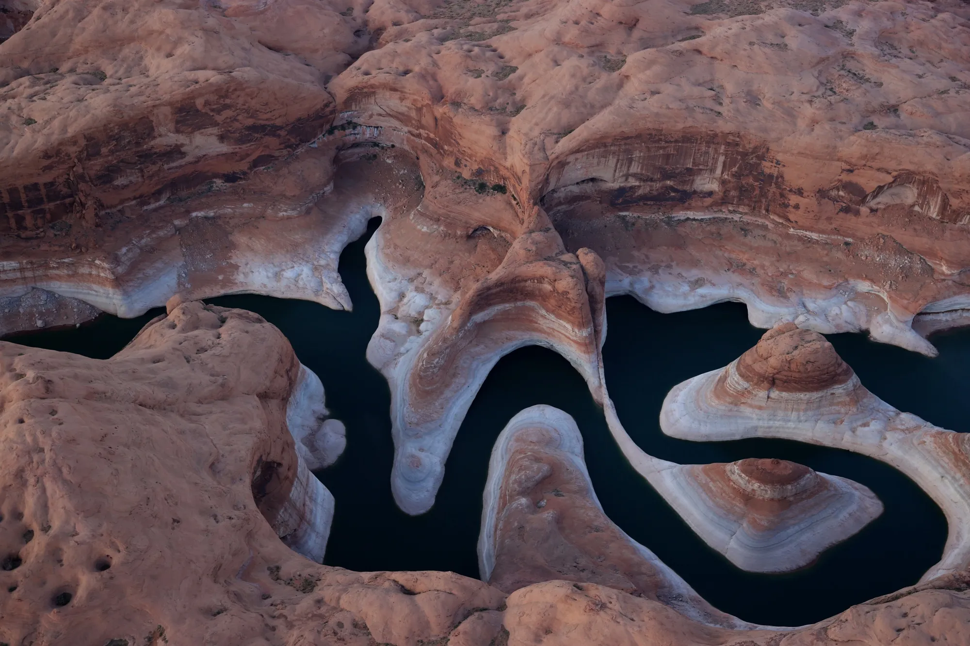 An almost&nbsp;depleted Lake Powell in Utah.&nbsp;
