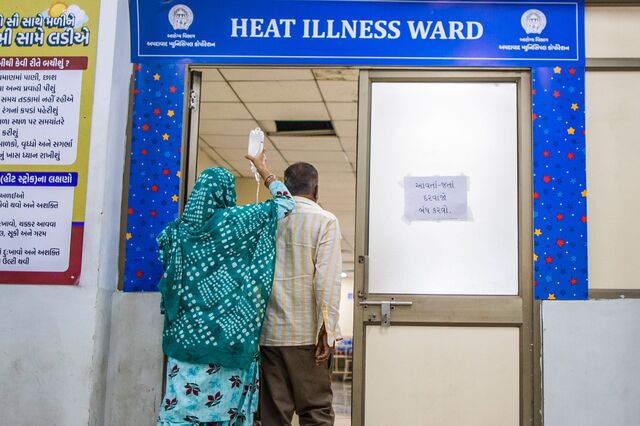 In Ahmadebad, hospitals set up heat wards equipped with air conditioning and staffed by medical professionals trained to treat heat strokes and cramps, dehydration and skin inflamed by sweltering temperatures.