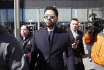 Actor Jussie Smollett leaves the Leighton Courthouse after his court appearance on March 26, 2019 in Chicago, Illinois.&nbsp;&nbsp;