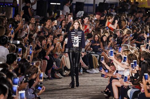 Gigi Hadid walks at Tommy Hilfiger Women’s Fashion Show at Pier 19 on Sept 9.
