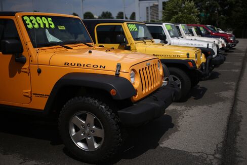 A Jeep Dealership Ahead Of Motor Vehicle Sales