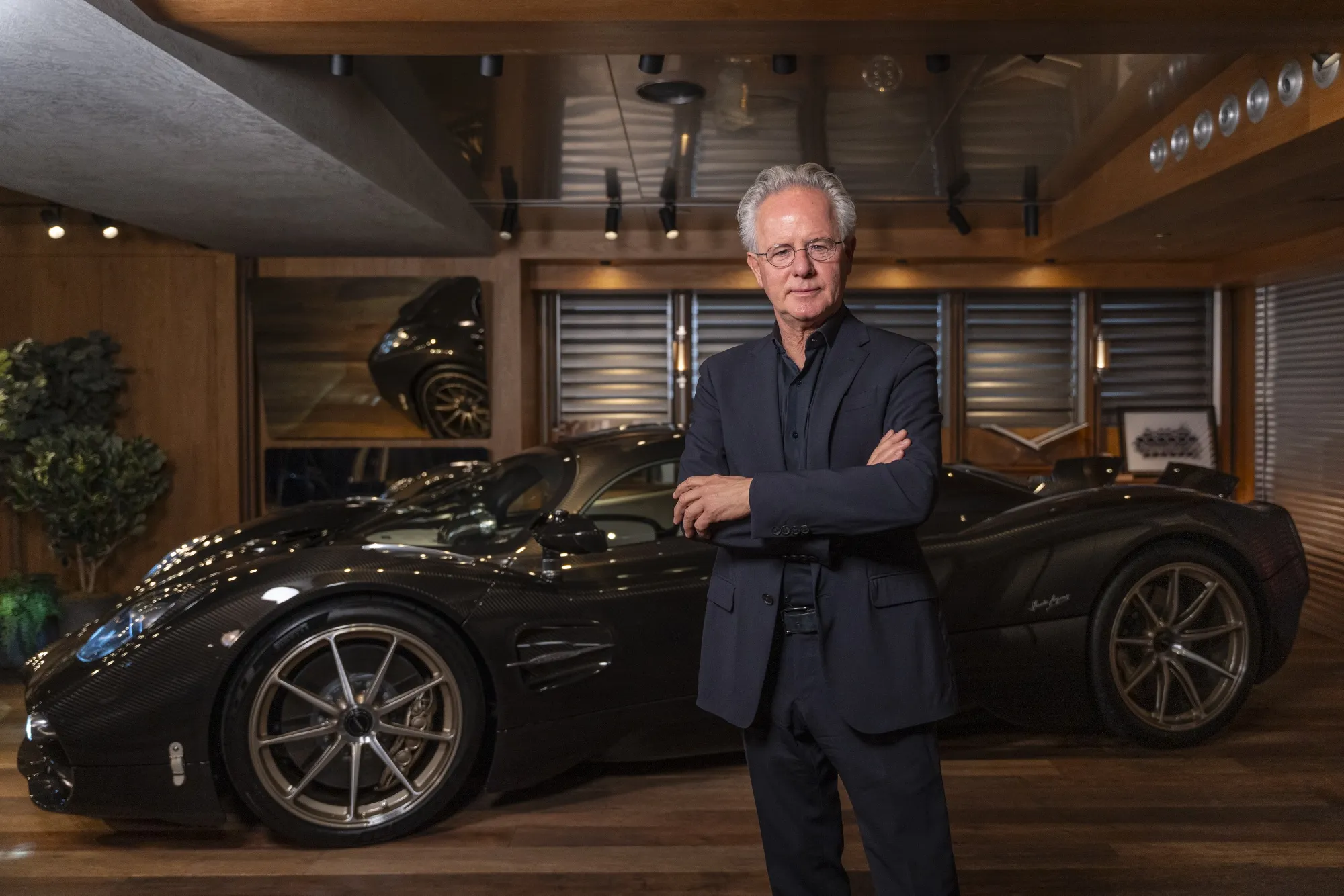 Horacio Pagani with the Utopia.