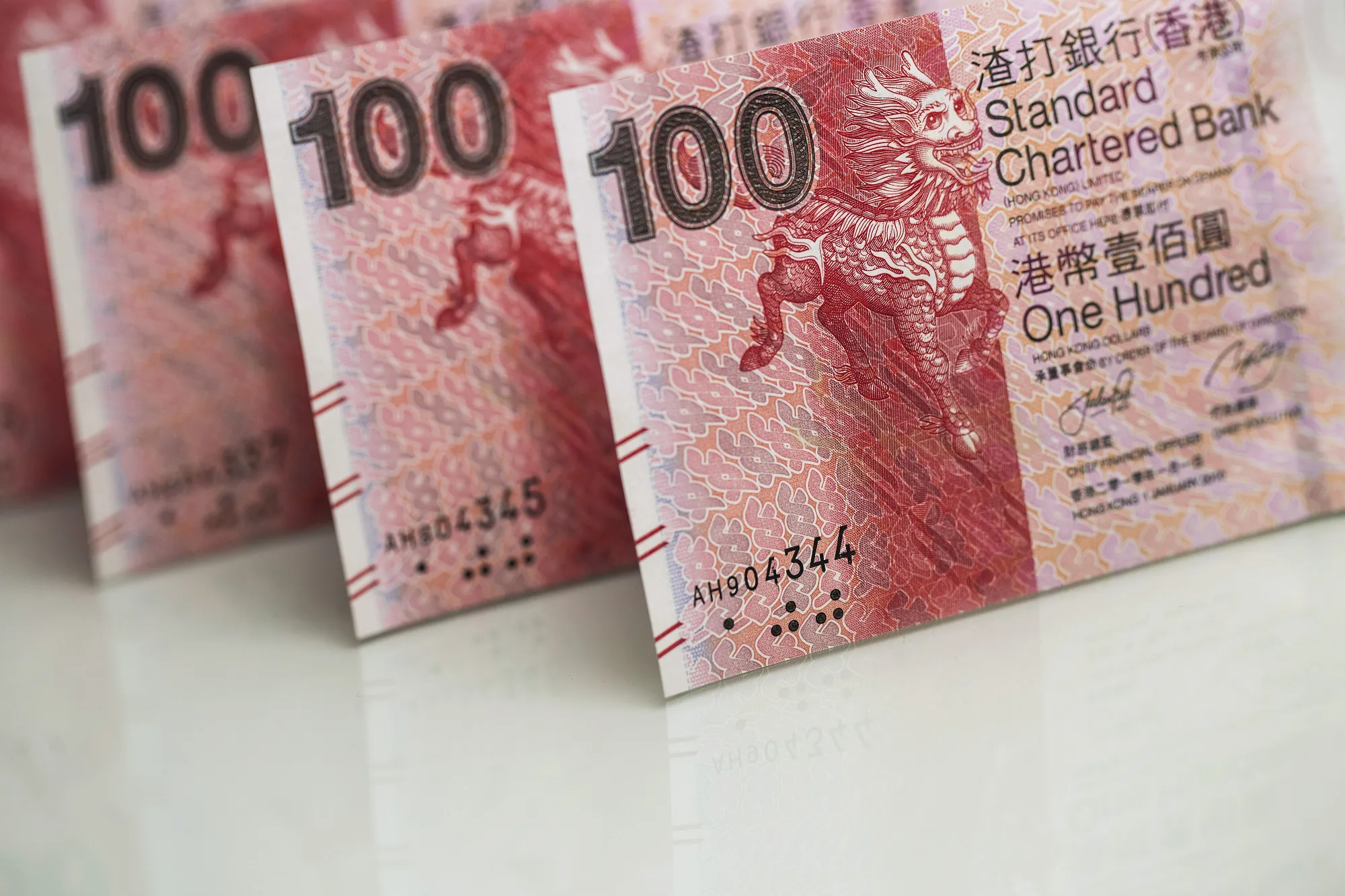 Hong Kong Dollar Forwards Sink to Weakest Since 1999 on Peg Bets