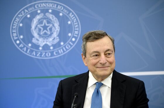 How KKR Got Italian PM Mario Draghi on Board With Its Telecom Bid