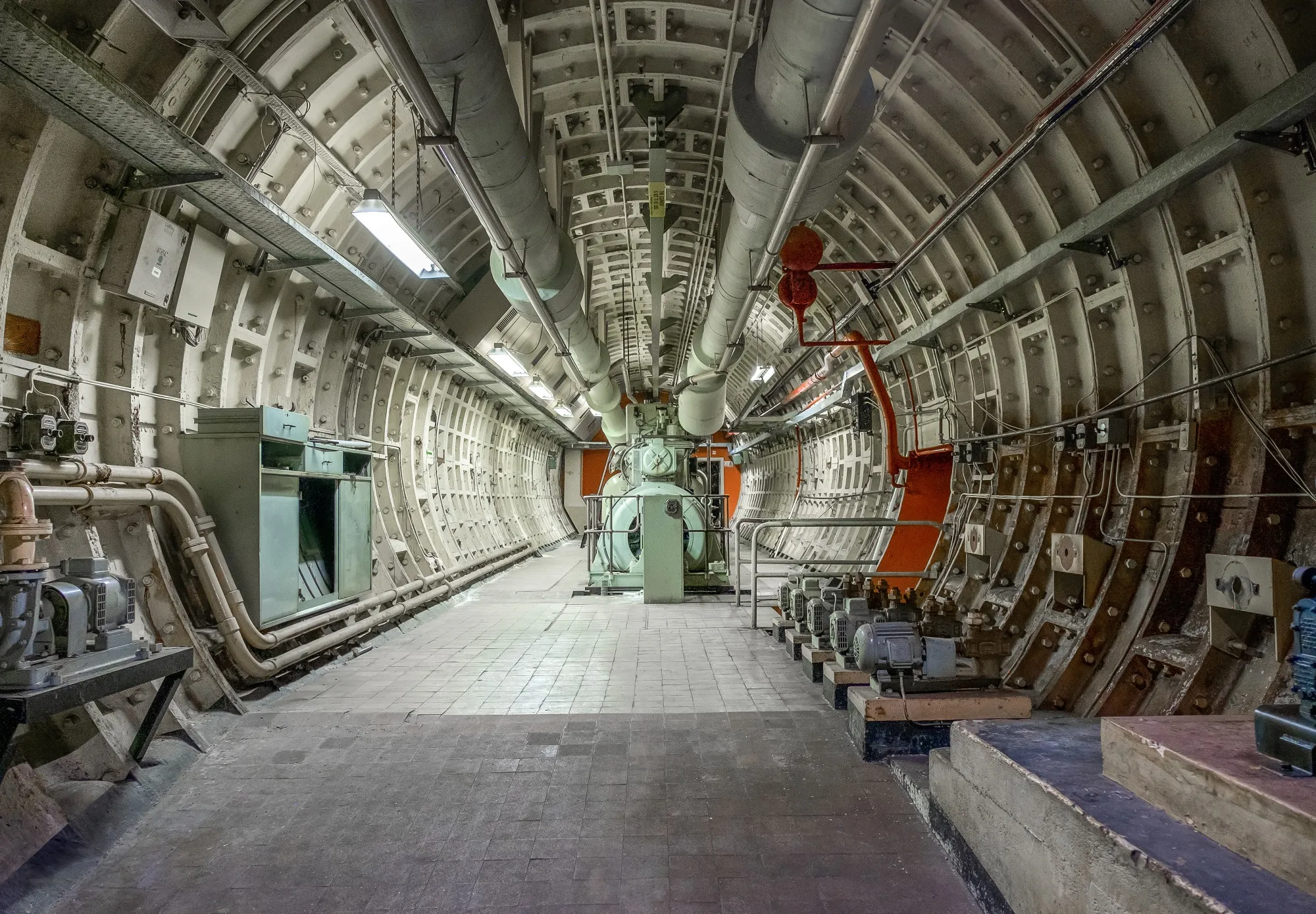 One of the recently-purchased&nbsp;tunnels beneath London&nbsp;as it looks today.