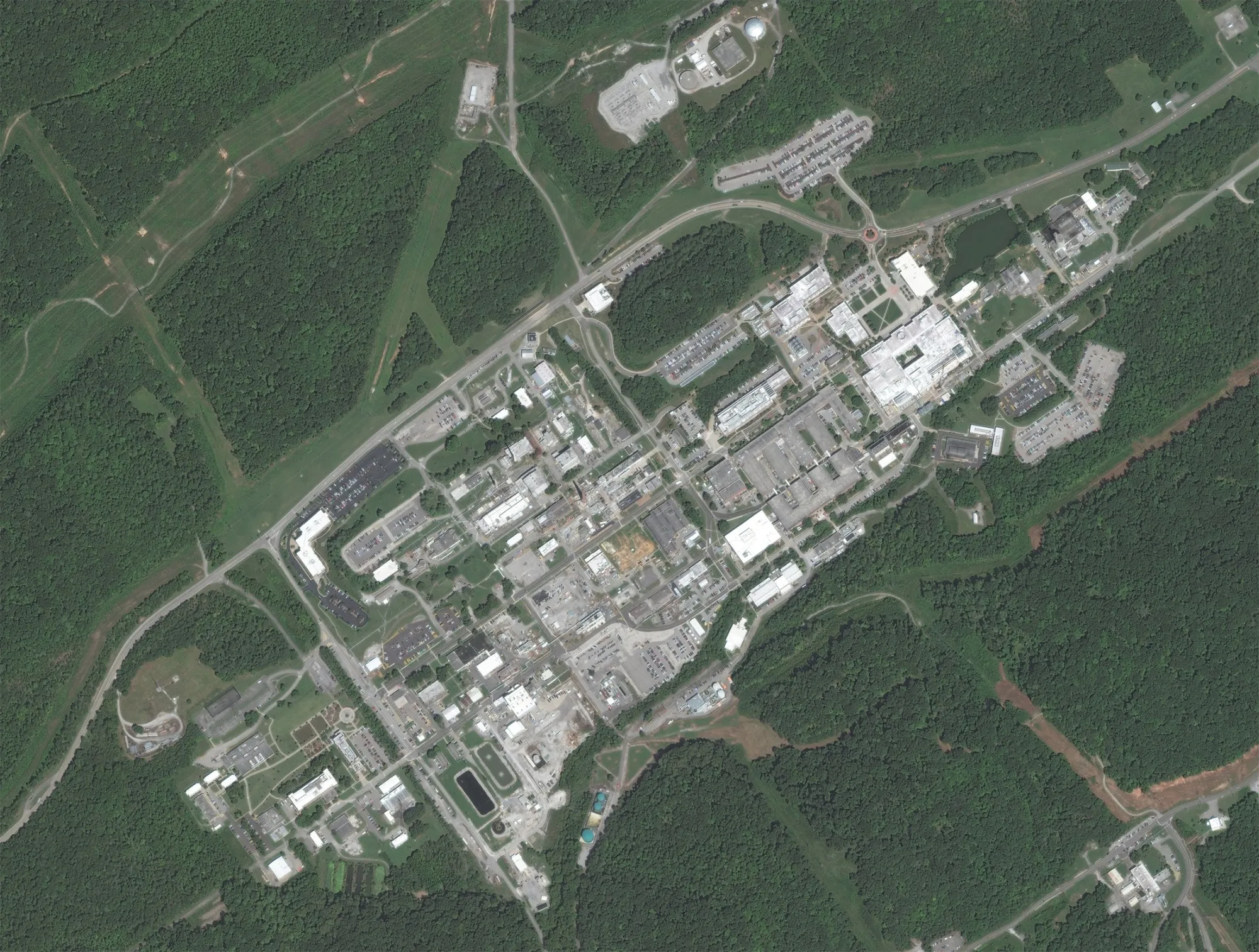 The Oak Ridge National Laboratory outside of Oak Ridge, Tennessee.