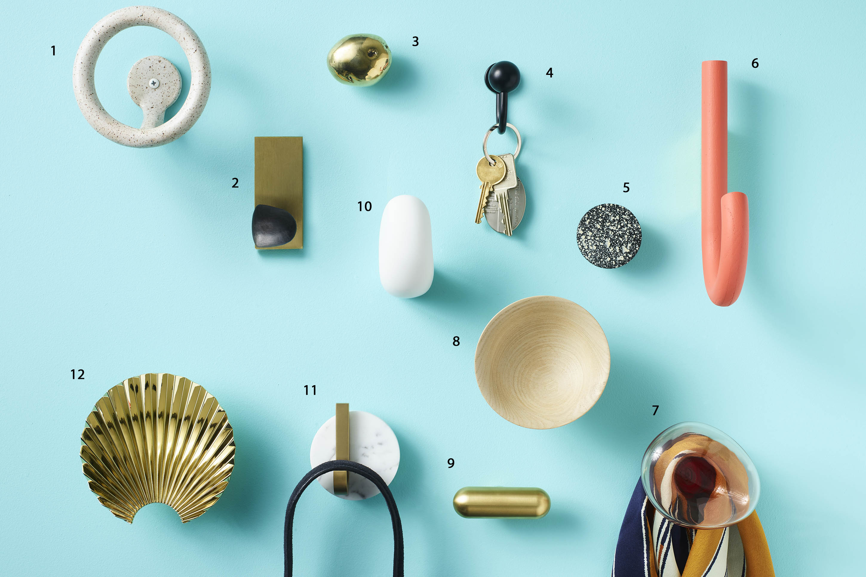 A Dozen Wall Hooks That Will Help You Get the Hang of Home Decor - Bloomberg